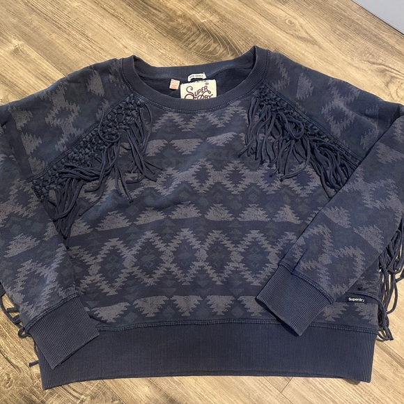 Superdry Sweaters - Superdry Festival Fringe Sweatshirt, Small